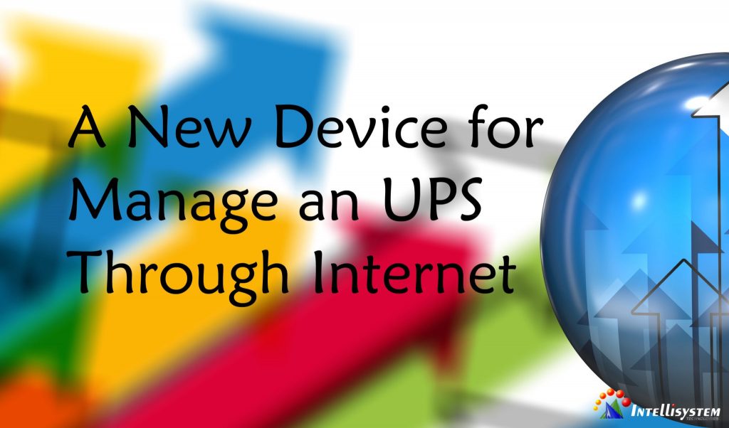 A New Device for Manage an UPS Through Internet